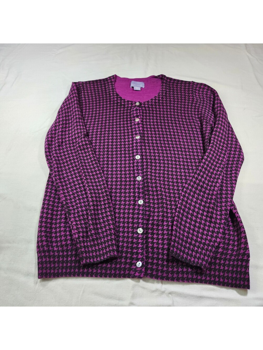 Laura Scott Long Sleeve Button Front Cardigan Sweater